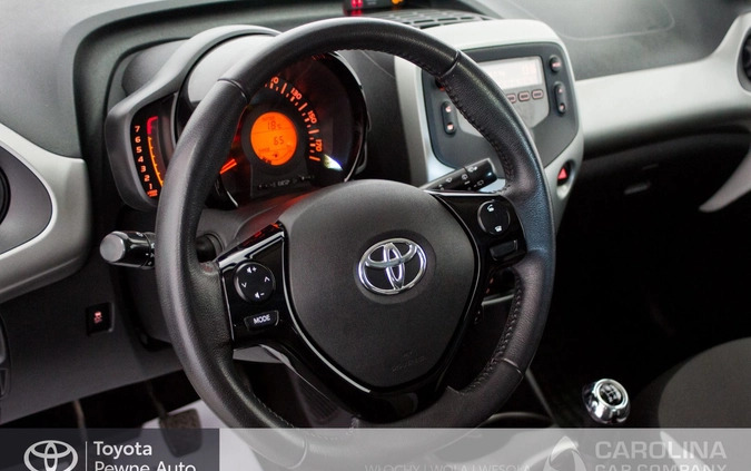 Toyota Aygo cena 38000 przebieg: 47038, rok produkcji 2016 z Włodawa małe 121